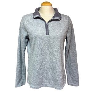 Women's Large Grey Old Navy Quarter Zip Sweater